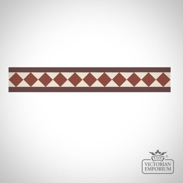 Olde English Classic Border Geometric Floor Tile3