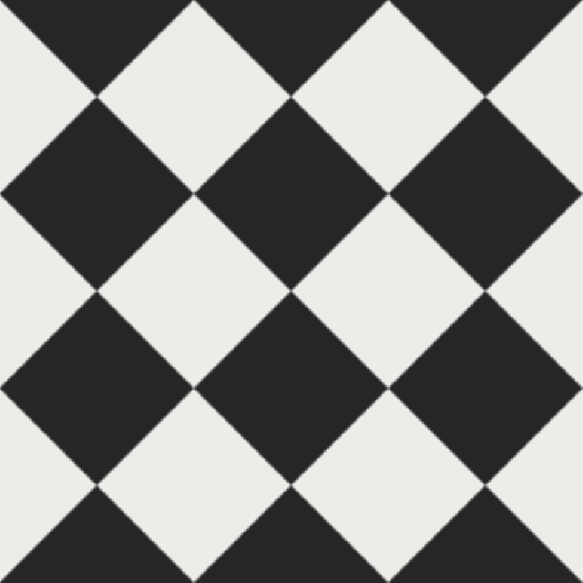 Geometric Floor Tiles - 15x15cm squares in a choice of black, white, red and cognac