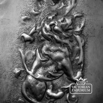 Radiator Cast Iron Traditional Reclaimed Victorian School Old Classic Decorative Verona Lion Hand Burnished
