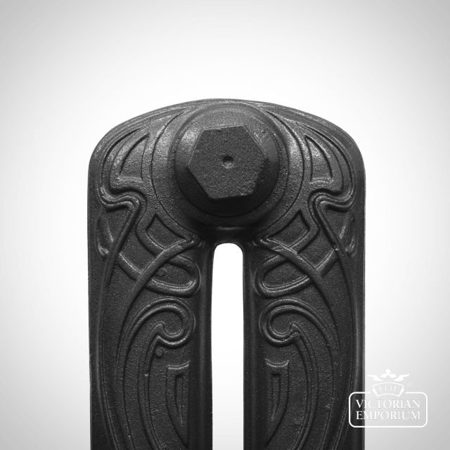 Radiator Cast Iron Traditional Reclaimed Victorian School Old Classic Decorative Orleans V6001 Macro