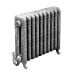 Radiator cast-iron traditional reclaimed victorian school old-classic decorative-hand-burnished-daisy