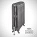 Radiator cast-iron traditional reclaimed victorian school old-classic decorative-thistle-satin-polish-ang-2