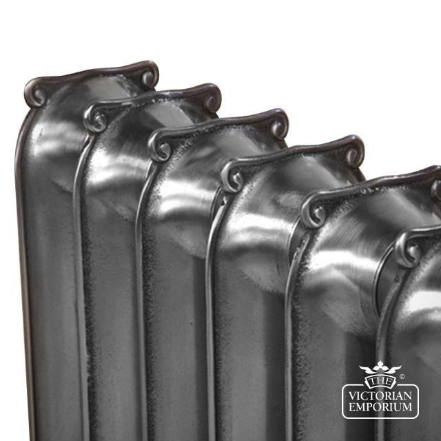 Radiator Cast Iron Traditional Reclaimed Victorian School Old Classic Decorativesloane Detail Polished 2