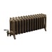 Radiator cast-iron traditional reclaimed victorian school old-classic decorative-rococo-460mm-hammered-bronze
