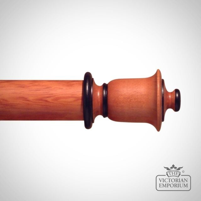 Hand decorated traditional stained urn finial