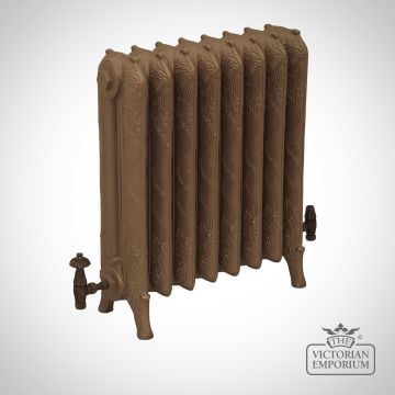 Radiator Cast Iron Traditional Reclaimed Victorian School Old Classic Decorative Ribbon Ang Hg