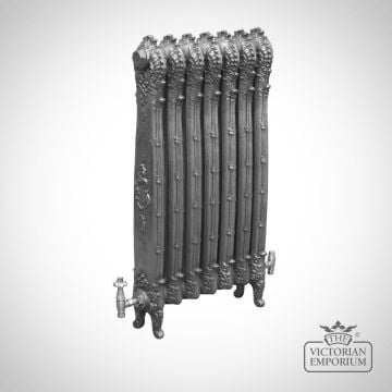 Radiator Cast Iron Traditional Reclaimed Victorian School Old Classic Decorative Antoinette Hand Burnished
