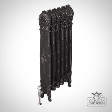 Radiator Cast Iron Traditional Reclaimed Victorian School Old Classic Decorative Antoinette Leg Close Up Hp