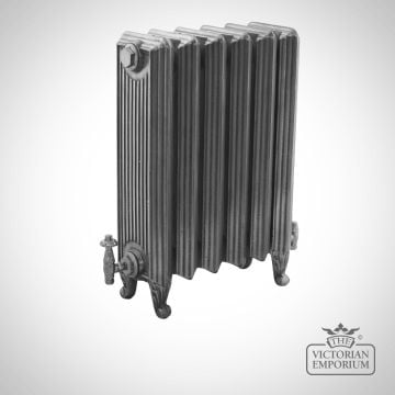 Radiator Cast Iron Traditional Reclaimed Victorian School Old Classic Decorative Churchill Hand Burnished 2