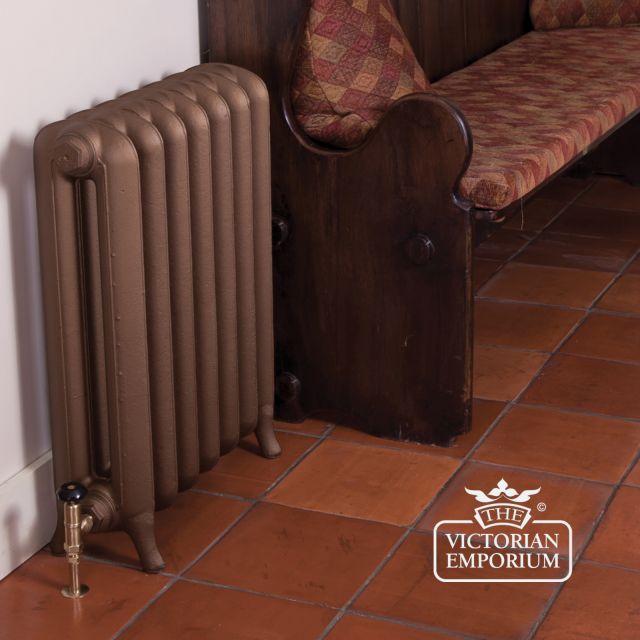 Radiator Cast Iron Traditional Reclaimed Victorian School Old Classic Decorative Peerless Setting Shot