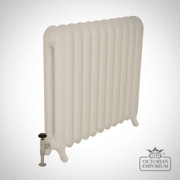 Radiator Cast Iron Traditional Reclaimed Victorian School Old Classic Decorative Tuscany Ang 2 Buttermilk