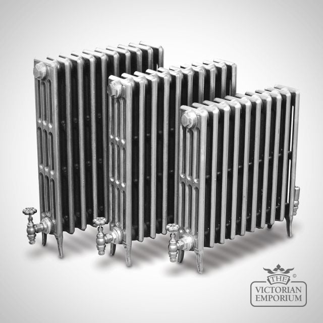 Late Victorian Cast Iron Radiator 4 Columns - 325mm High