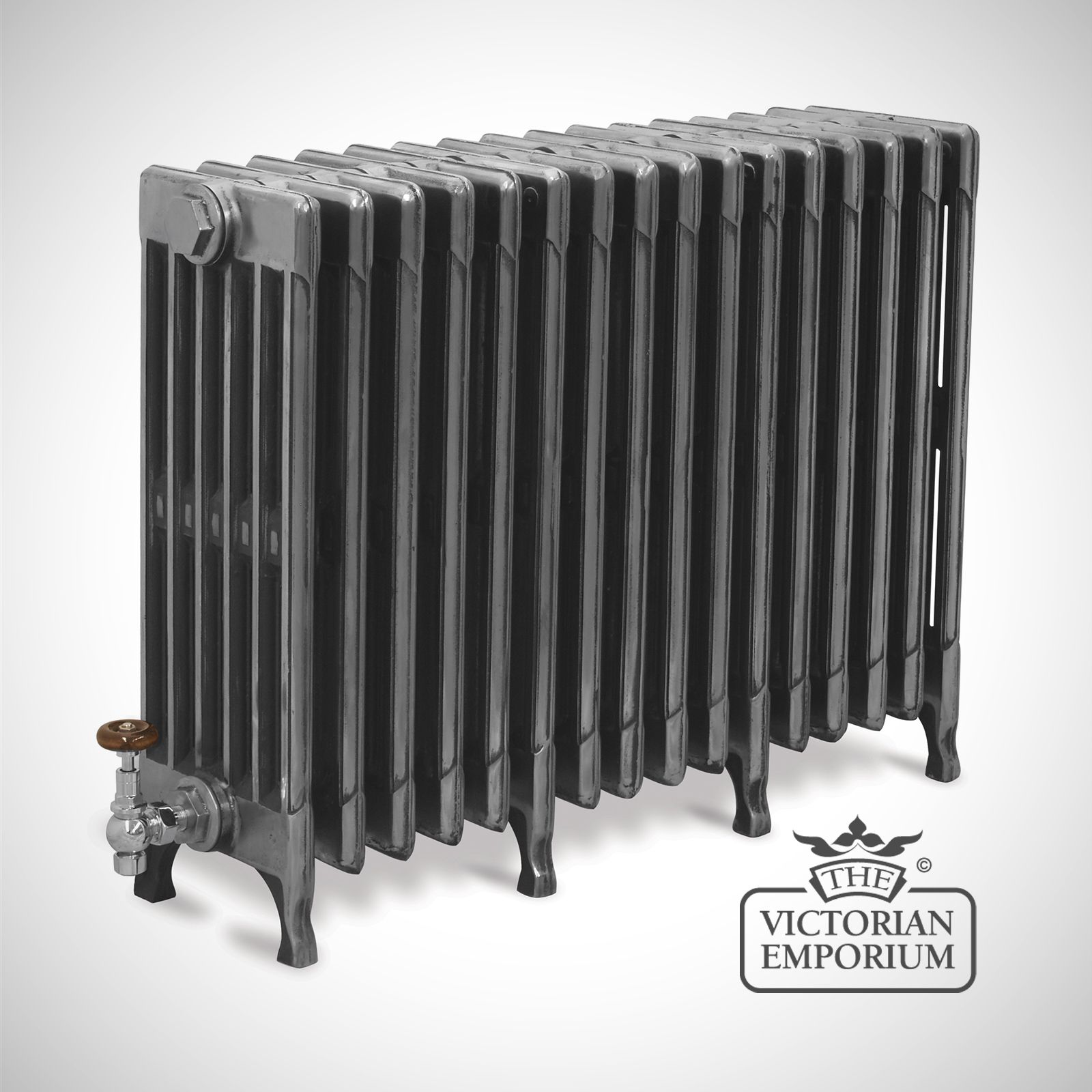 Late Victorian radiator 6 columns 625mm high