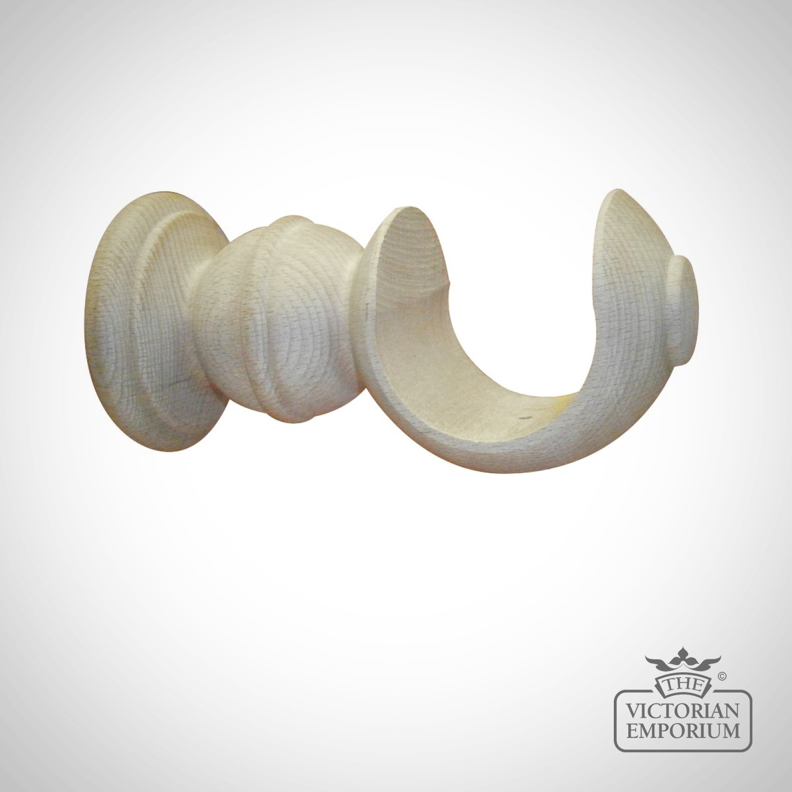 Wooden Curtain Pole Cup Bracket