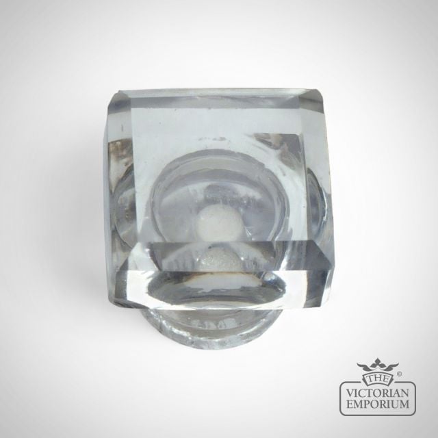 Square glass pull handle