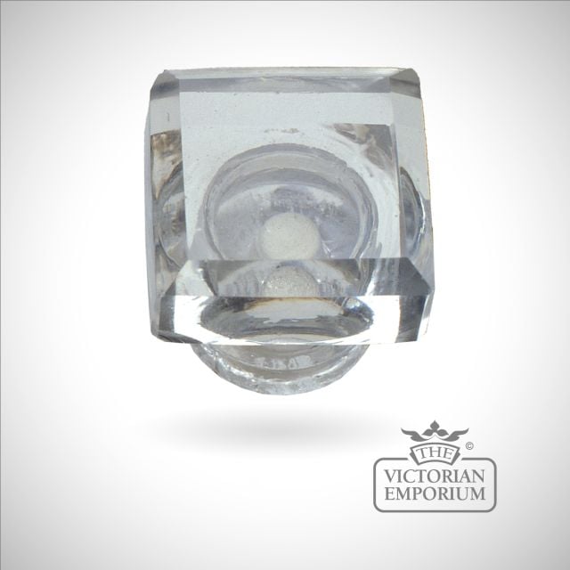 Square glass pull handle