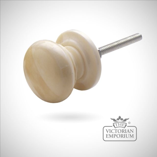 Classic porcelain bone cupboard pull