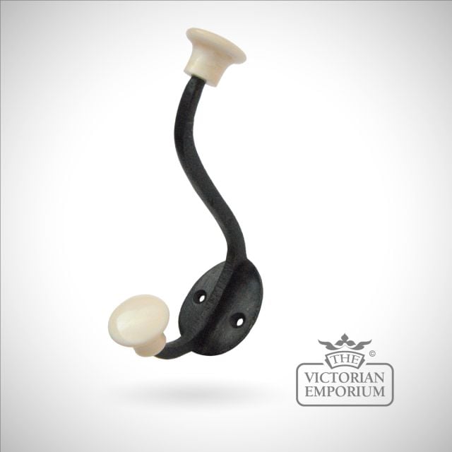 Antique Brass and Bone hook