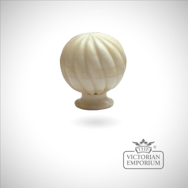 Old Classical Victorian Decorative Period Bone Swirl Side