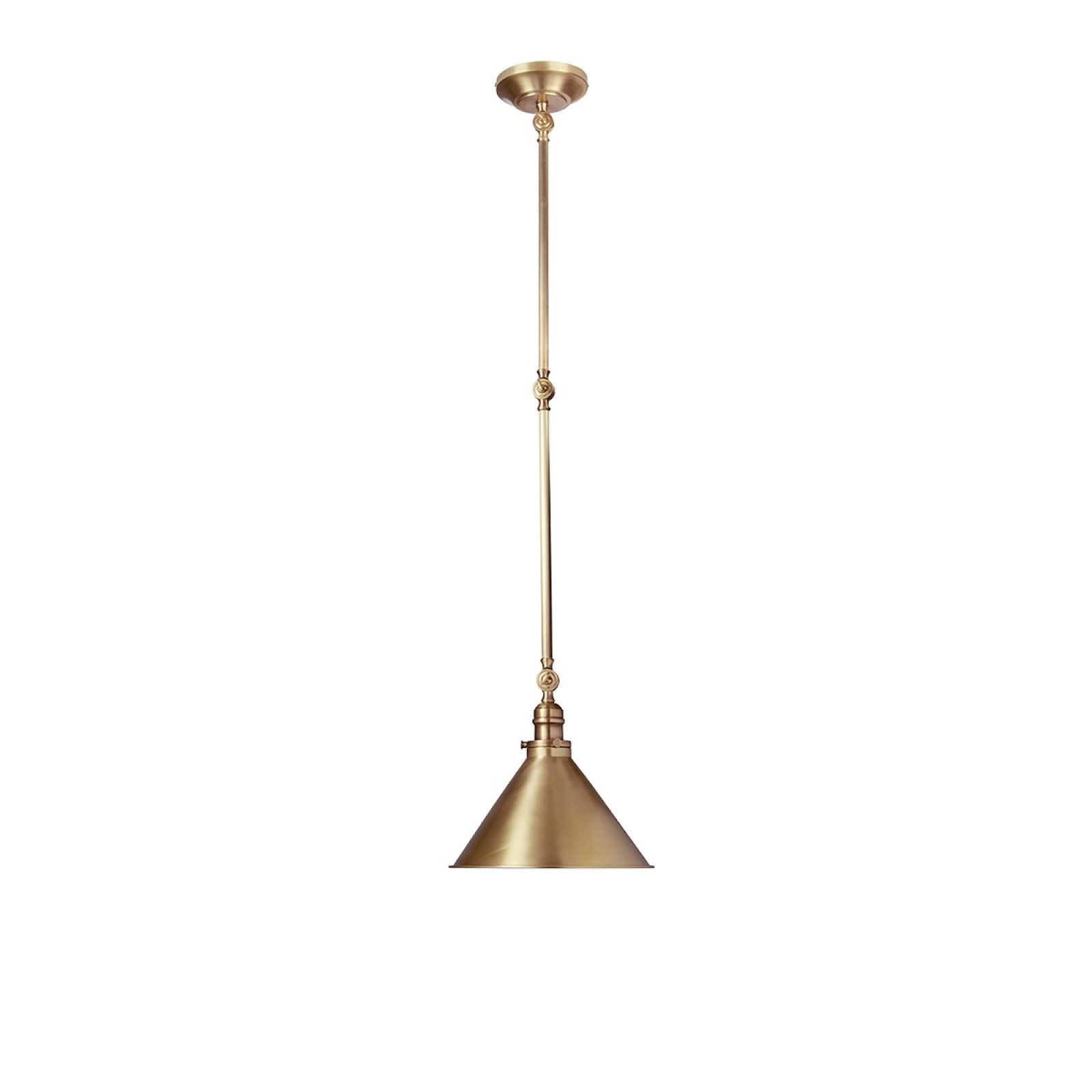 Provence large wall light/pendant light in Aged Brass