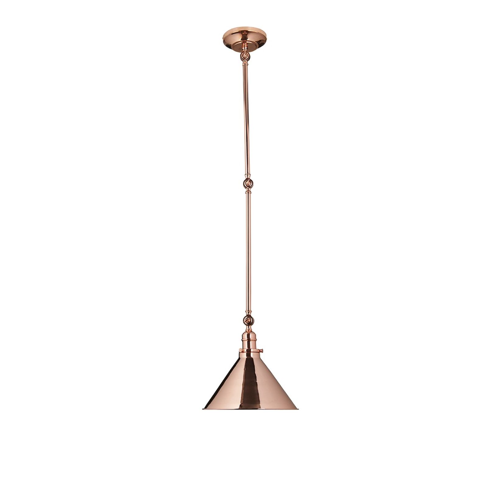 Provence large wall light/pendant light in Polished Copper