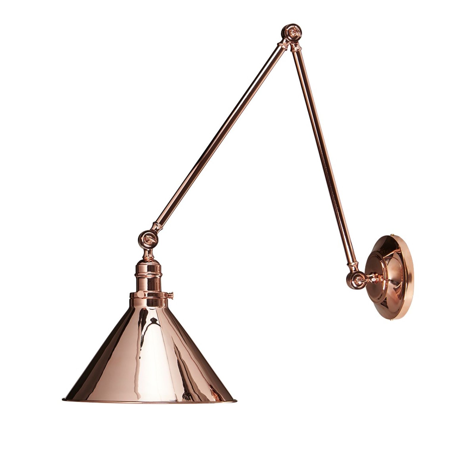 Provence large wall light/pendant light in Polished Copper