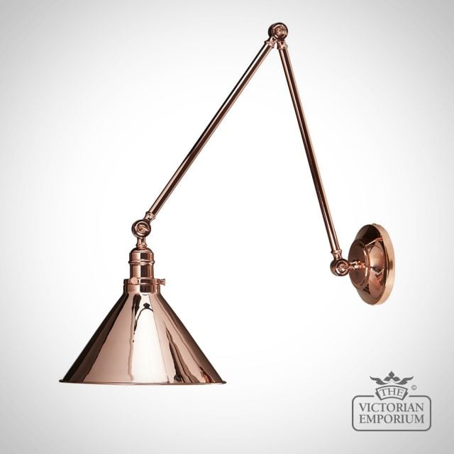 Copper Wall Angle Poise Lamp Traditional Lighting Victorian Pvgwpcprv6