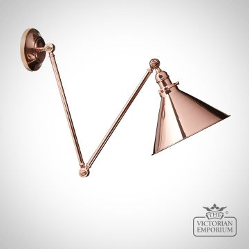 Provence large wall light/pendant light in Polished Copper