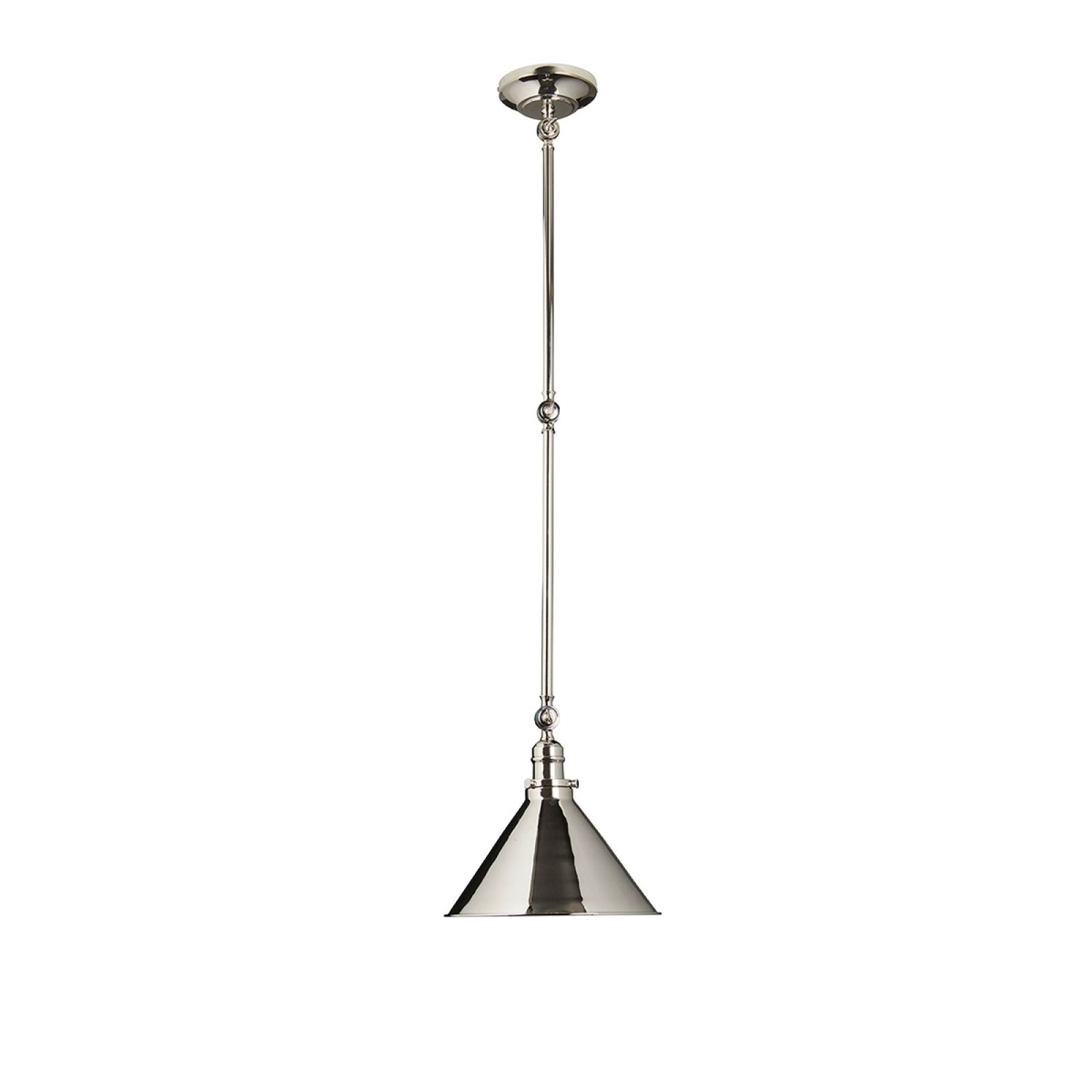 Provence large wall light/pendant light in Polished Nickel