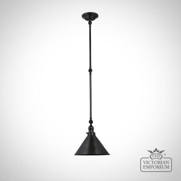 Black Hanging Angle Poise Ceiling Lamptraditional Lighting Victorian Pvgwpob