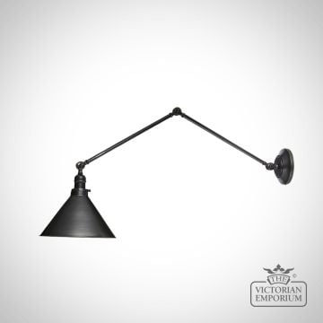 Black Wall Angle Poise Lamp Traditional Lighting Victorian Pvgwpobv5