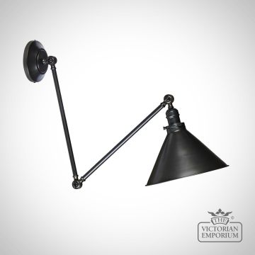 Black Wall Angle Poise Lamp Traditional Lighting Victorian Pvgwpobv7