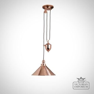 Provence Rise And Fall Light In Polished Copper