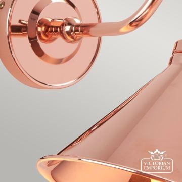 Provence Wall Light In Polished Copper Pv1 Cpr Detail1