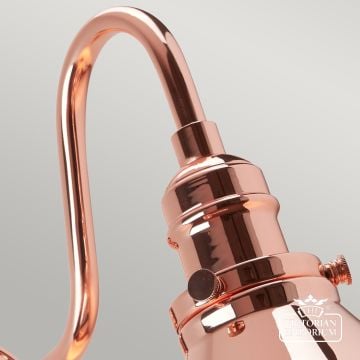Provence Wall Light In Polished Copper Pv1 Cpr Detail2