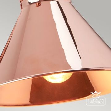 Provence Wall Light In Polished Copper Pv1 Cpr Detail3