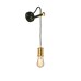 Brass-black-wall lamp traditional vintage industrial lighting-victorian-douille1bpb