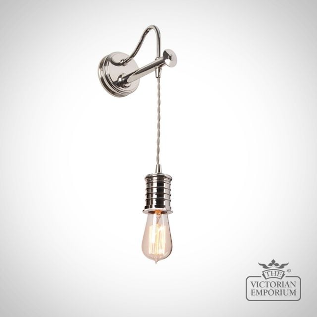 Douille Wall Light in Polished Nickel