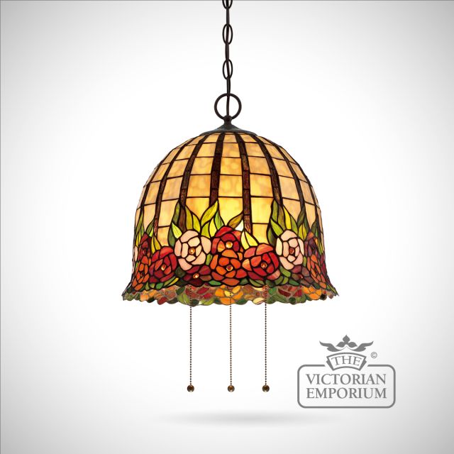 Tiffany Rosecliff 3 light pendant