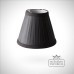 Lampshade Knife Pleat Black Traditional Lighting Victorian Ls162blk
