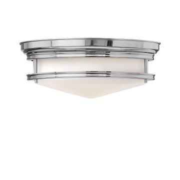 Chrome Flush Mount Light Hadley Bath