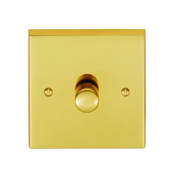 400w Dimmer Switch - 1, 2, 3 or 4 gang in brass, chrome or satin chrome
