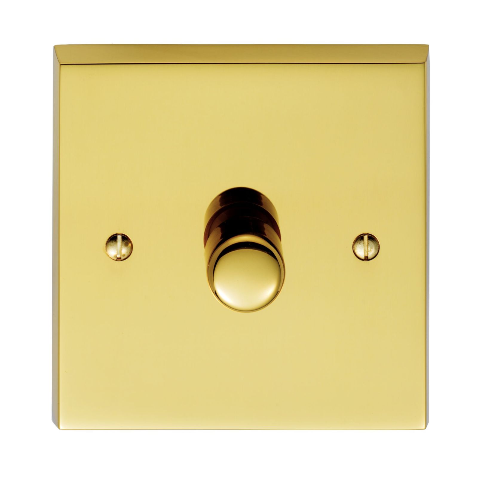1 Gang 800w Dimmer Switch - brass, chrome or satin chrome