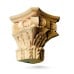 Pn887-corinthian-column-capital-three-sided-carved-from-pine-
