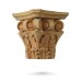 Pn885-corinthian-column-capital-four-sided-pine-carving
