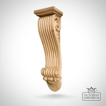 Extra Large Reeded Corbel with Capping