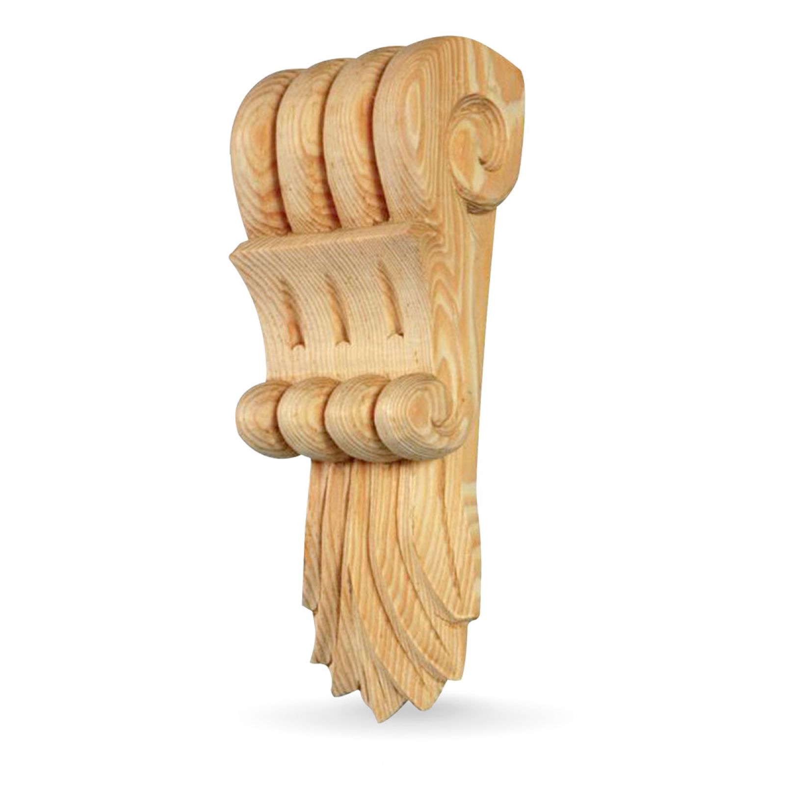 Classical Corbel with Flame Leaf