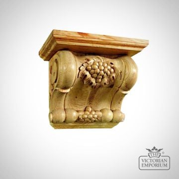 Extra Wide Corbel feature Grape Design