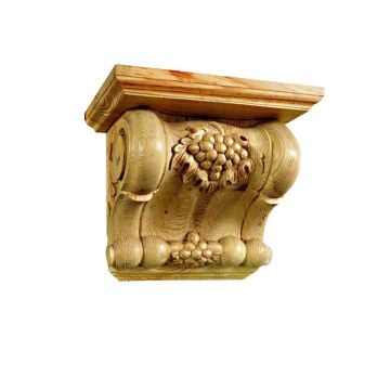 Extra Wide Corbel feature Grape Design