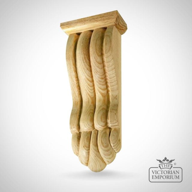 Large Victorian Reeded Corbel with Capping